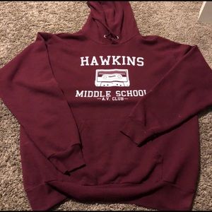 stranger things hoodie merch